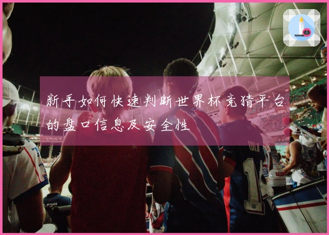新手如何快速判断世界杯竞猜平台的盘口信息及安全性